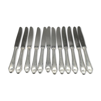 Series 12 entremets knives in silver metal reneka stainless steel blade