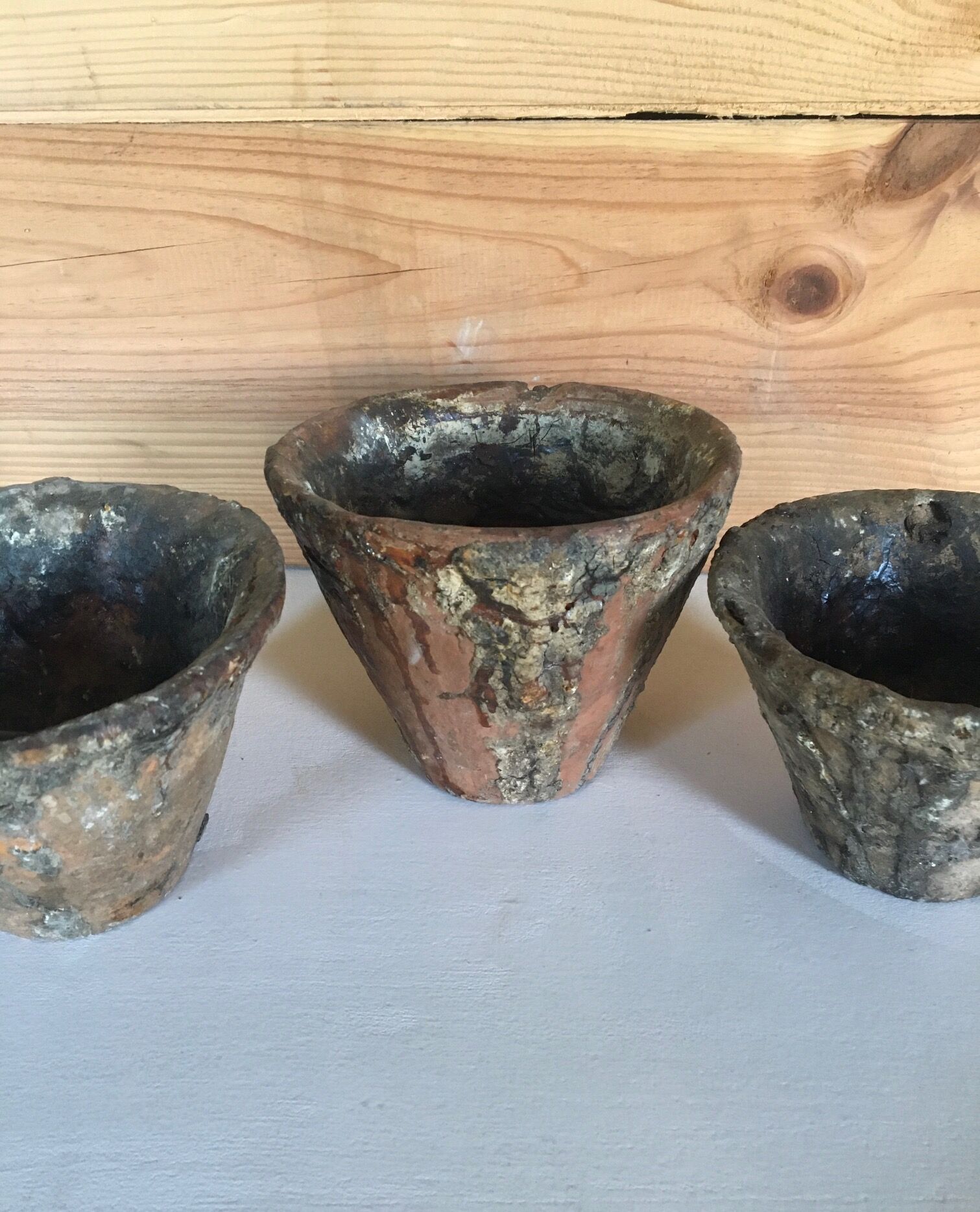 Terracotta resin pot