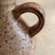 Potiche in pirité sandstone