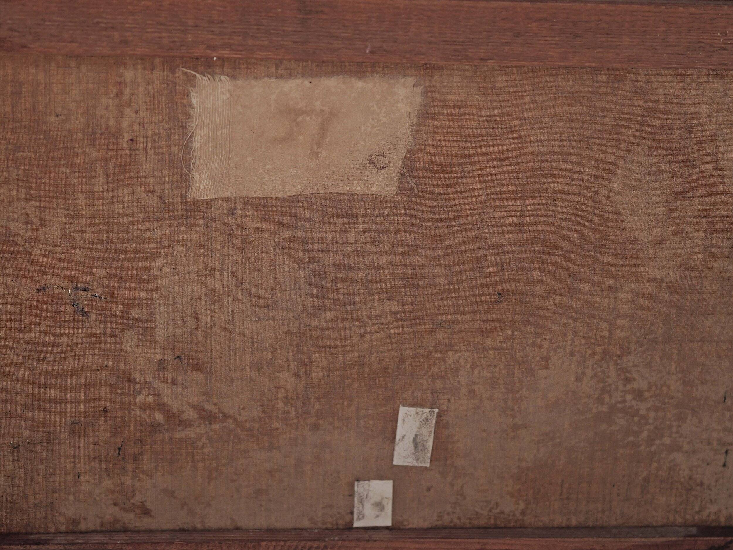 Painting, Bavarian couple, Oil on canvas, 1880