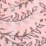 6x10 Rug For Living Room Soft Pink Turkish Vintage Rug, 181x314Cm