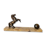 Marble bookend, horse décor