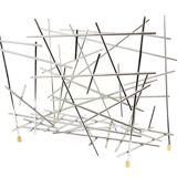 Vintage Fratelli Campana for Alessi magazine rack, Italian design