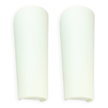 XL Pair of Mid Century Modern Opaline Glass Wall Lamps by Wagenfeld, 1950s