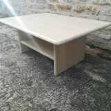 Travertine coffee table