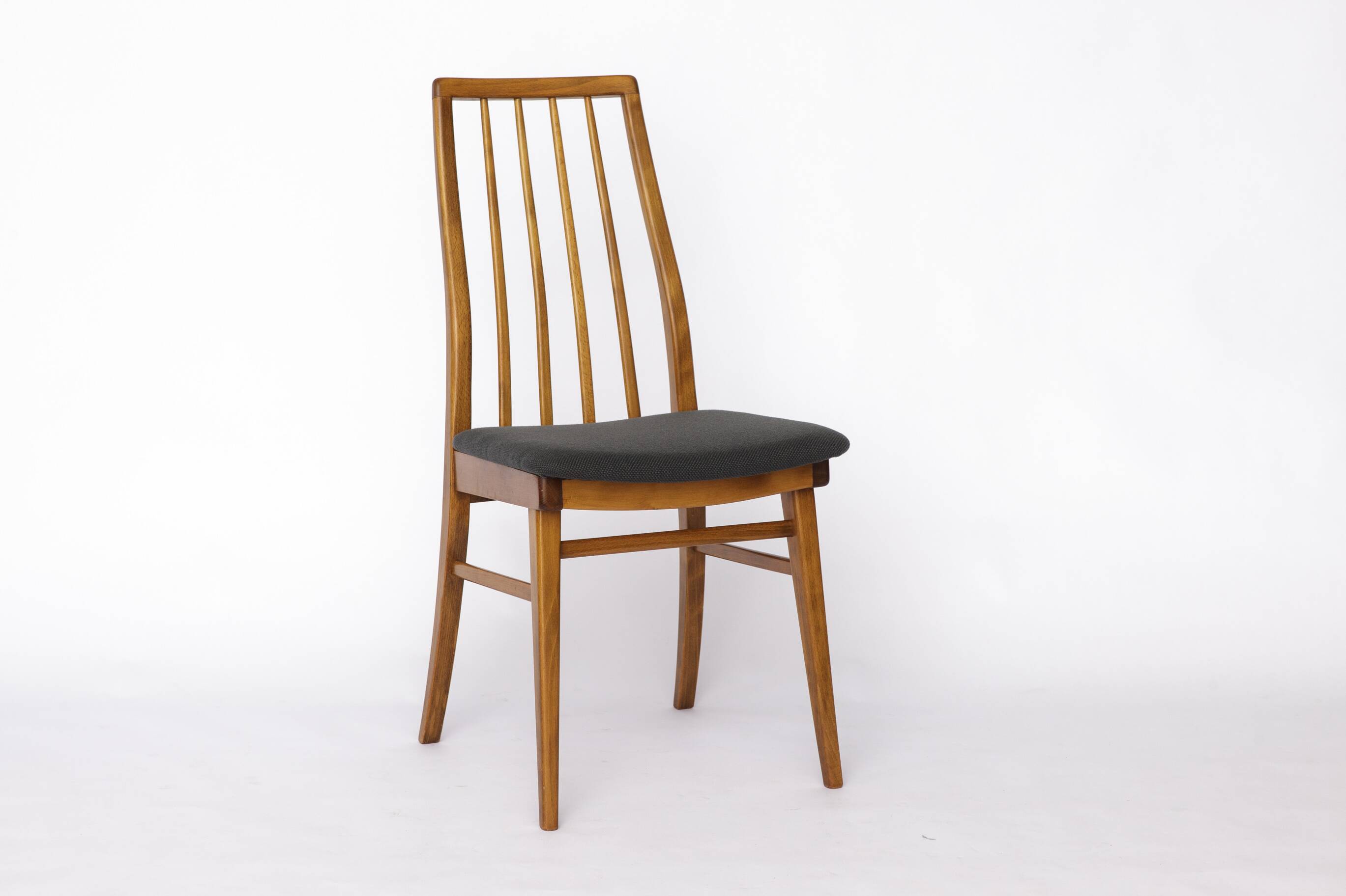Set of 4 Vintage German Dining Chairs – 1960s/1970s Mid Century Beechwood C