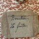 Rare petite gravure intitulee la fuite de francois boucher