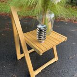 Wooden folding chair 1980