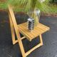 Wooden folding chair 1980