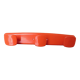 Orange plastic wall coat rack "syla" france 1970