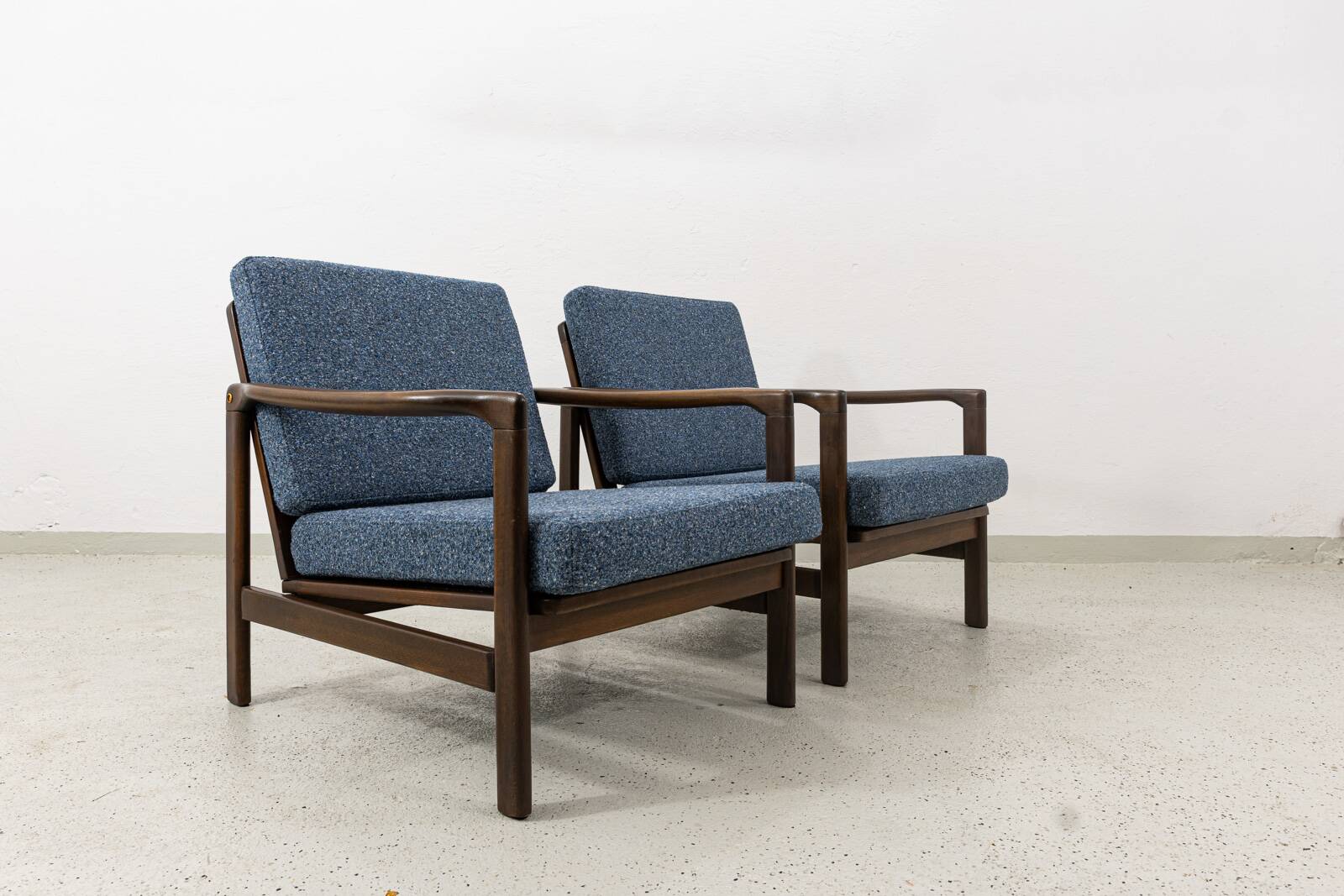 Fauteuil des années 60 par Zenon Bączyk, Pologne.