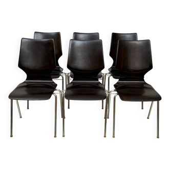 Chaises conçues par Adam Stegner pour Pagholz Flötotto, années 1960 Vintage