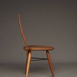 Italian Oak Side Chair, 1950s
