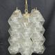 Vintage chandelier by Carlo Scarpa for Venini Murano in blown glass – Italy