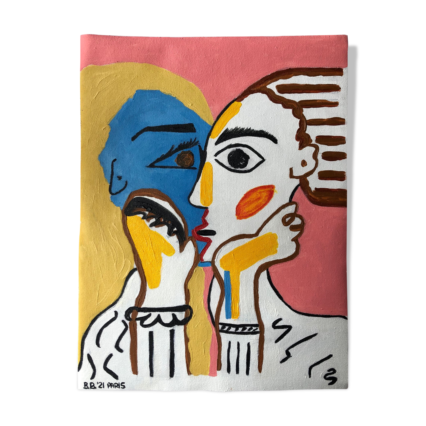 Acrylic painting apartment décor