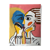 Acrylic painting apartment décor