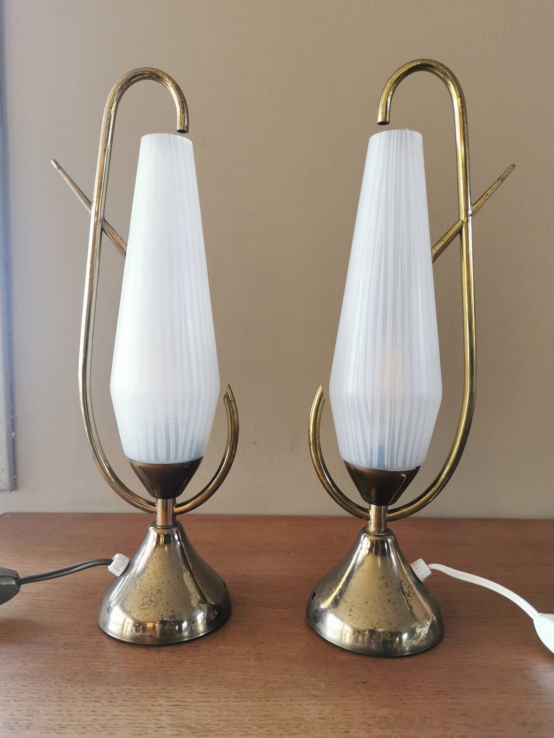 Pair of vintage Arlus lamps