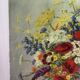 Still life with poppies, oil on canvas signed