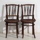 Antique Viennese-style chairs (circa 1920). Set of 4, no. 4