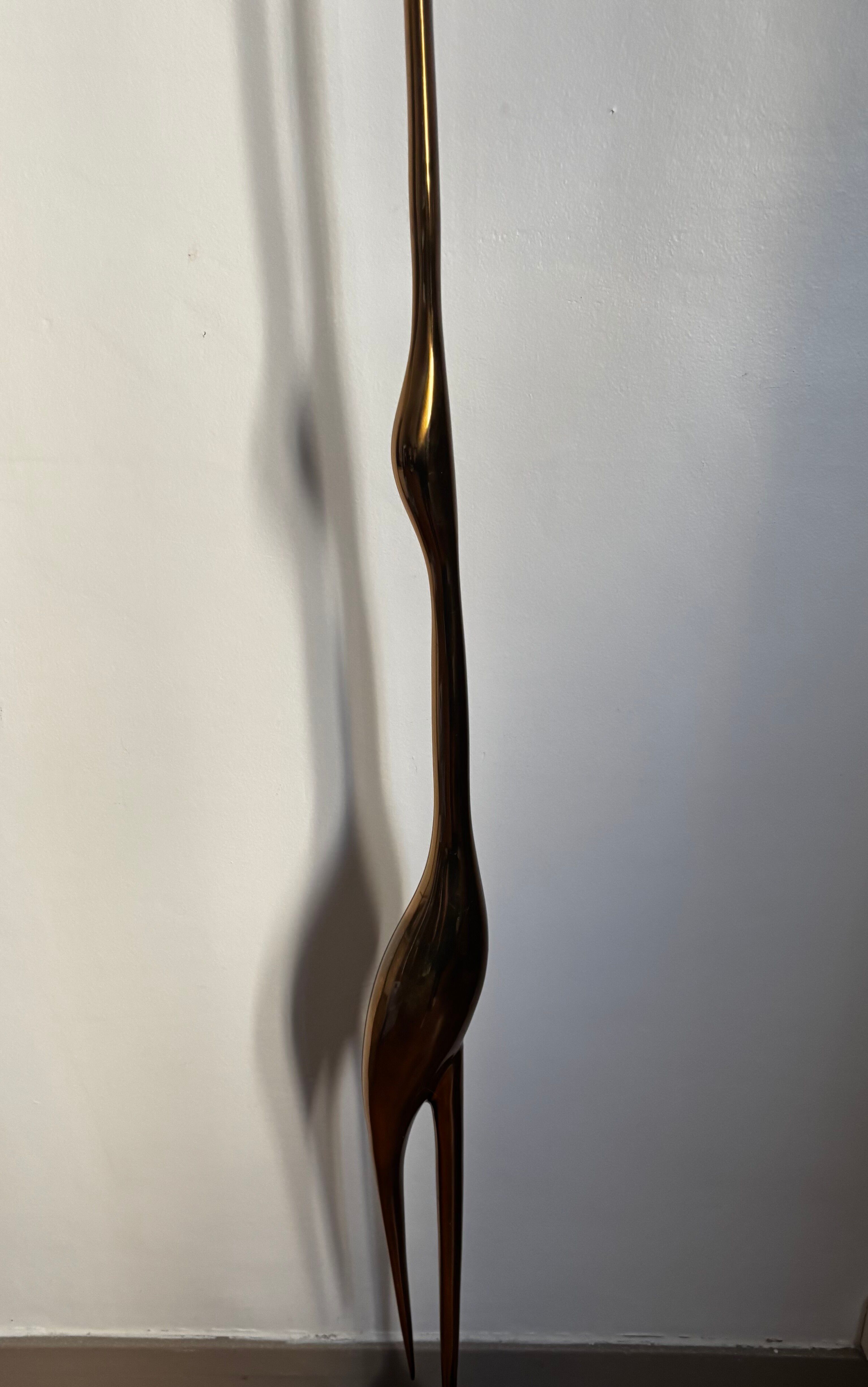 Lamp "Héron" signed René Broissand