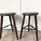Pair of tripod stools