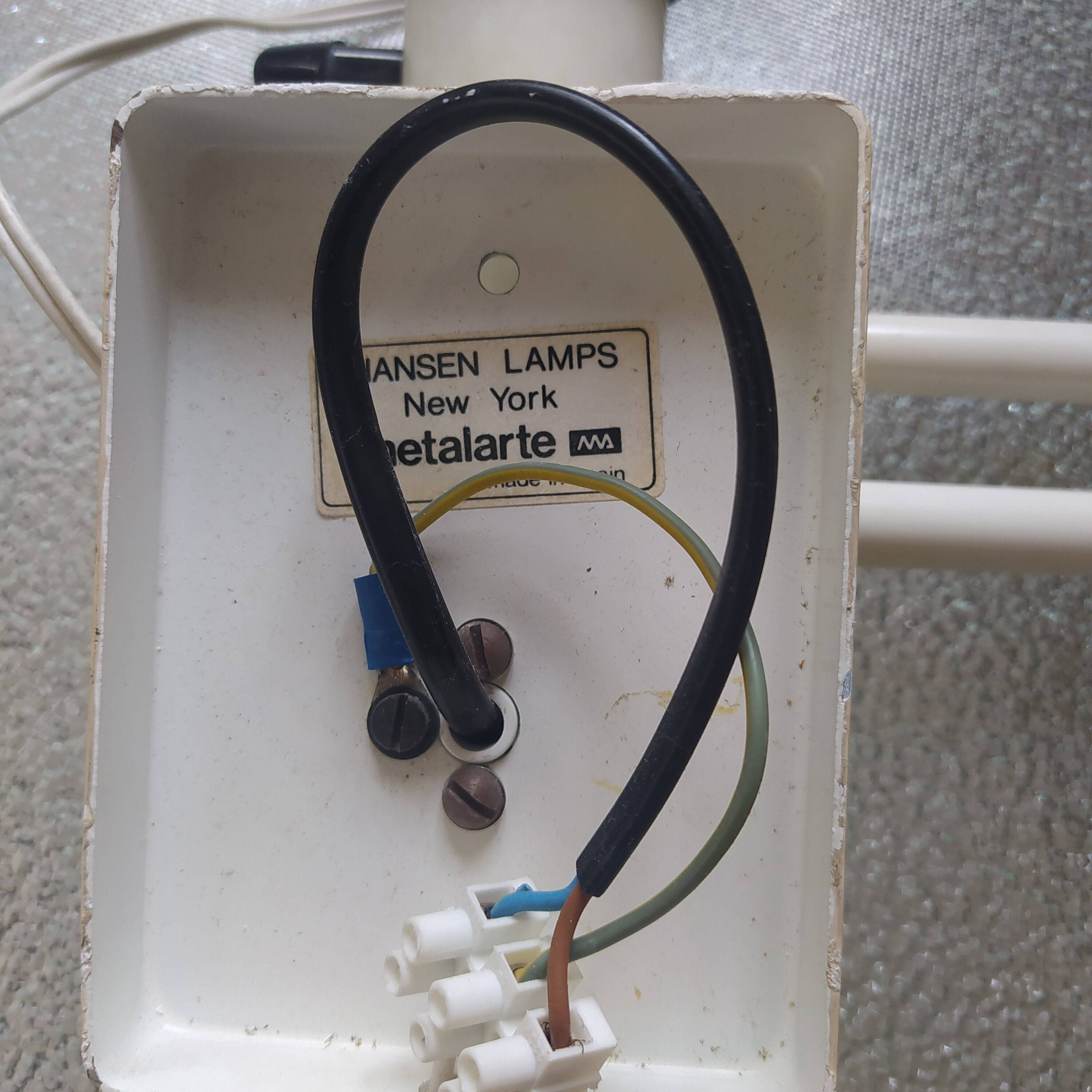 Pair of GH Hensen wall lights for Métalarte