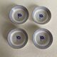 4 coffee cups and saucers