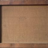 Painting "Still life Books and glasses" HST signed Marguerite Hain XIX° century