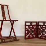 Chinese lacquered screen
