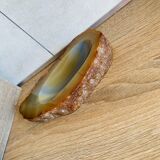 Vintage ashtray in agate stone