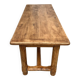 Table de ferme XIXe siècle en chêne et noyer
