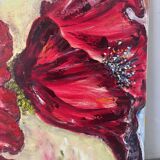 Poppies signed Baumes