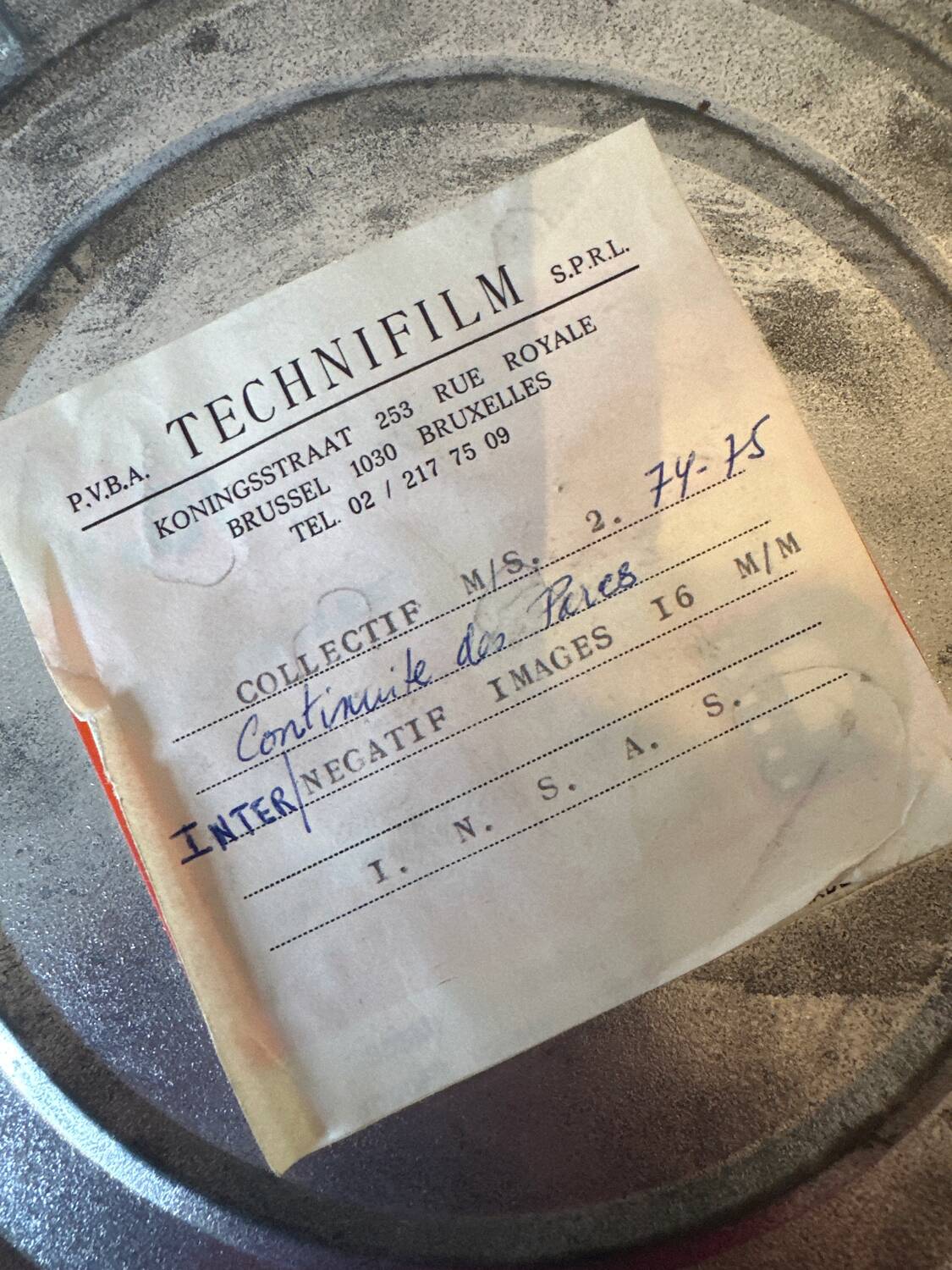 Cinema film reel box