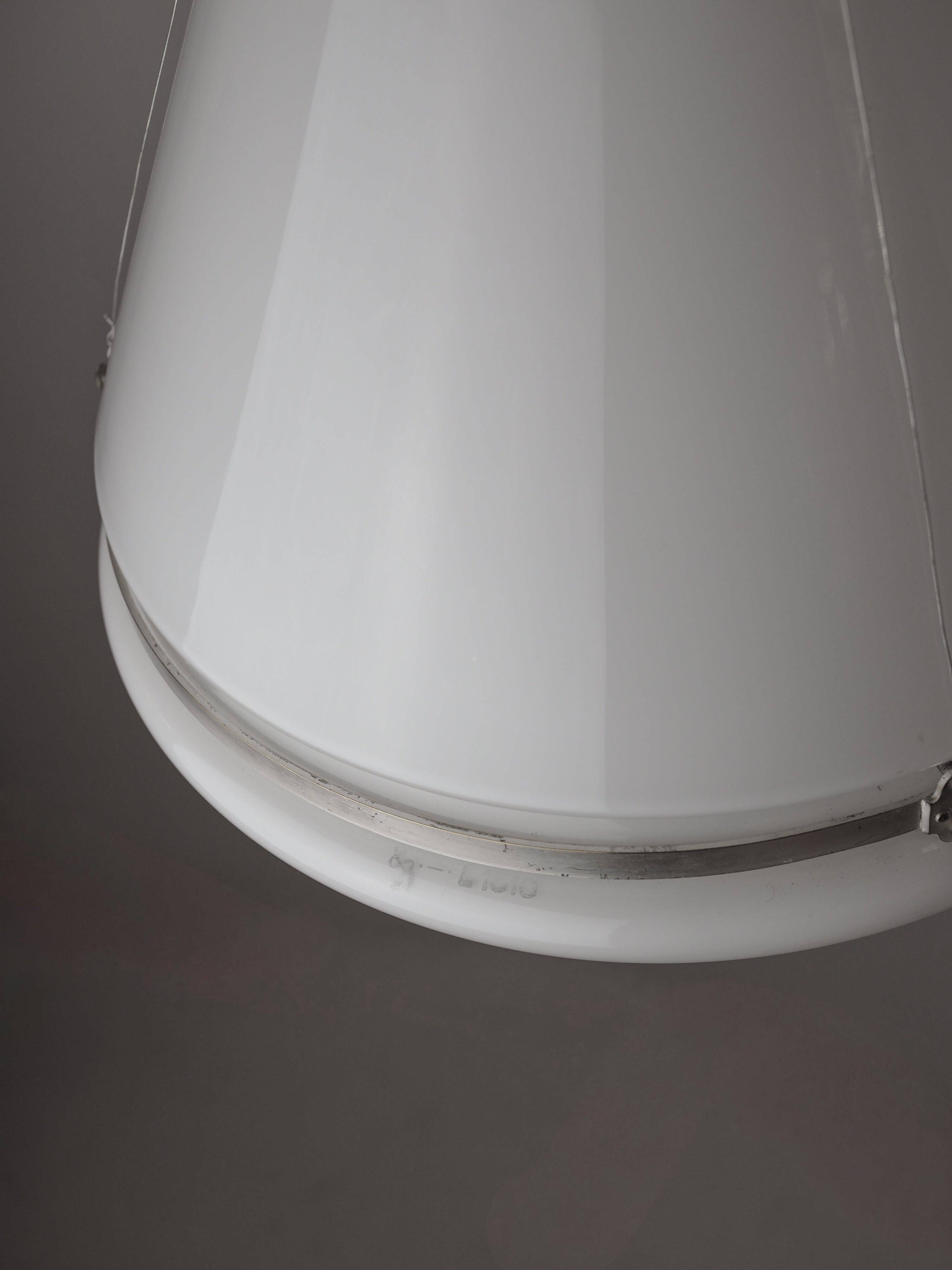 Iconic pendant lamp "Luzette" by Peter Behrens for Siemens, c. 1910s