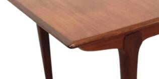 Vintage Scandinavian teak dining table