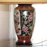 Porcelain table lamp Floral pattern