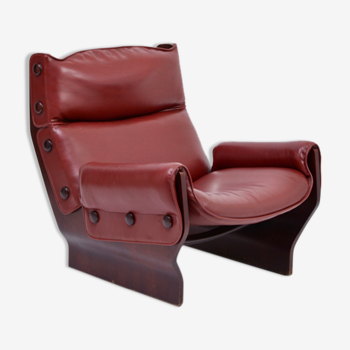 Mid-Century Modern P110 ‘Canada’ Lounge Chair by Osvaldo Borsani for Tecno