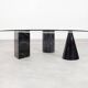 Table basse en marbre italien vintage