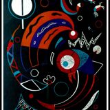 Lithograph Comets Kandinsky 1938