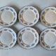 6 assiettes plates Badonviller modèle Richelieu