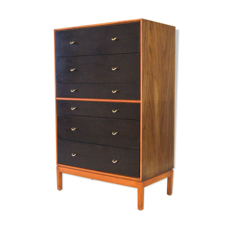 John And Sylvia Reid For Stag Chest of Drawers Tallboy