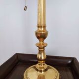 Golden metal lamp