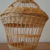 Vintage rattan cage