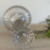 Bougeoir en verre de Portieux