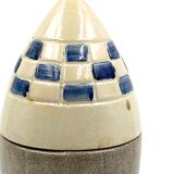 Ceramic rocket, spaceship bottle, France 1940s-1950s