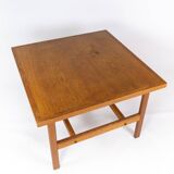 Coffee table in soap treated oak designed by Hans J. Wegner from the 1960s.