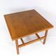 Coffee table in soap treated oak designed by Hans J. Wegner from the 1960s.