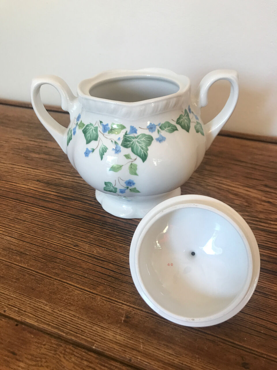 Johnson brothers vintage milk jug and sugar bowl lot