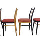 Dining Table and 4 chairs, 1970s, Set of 5