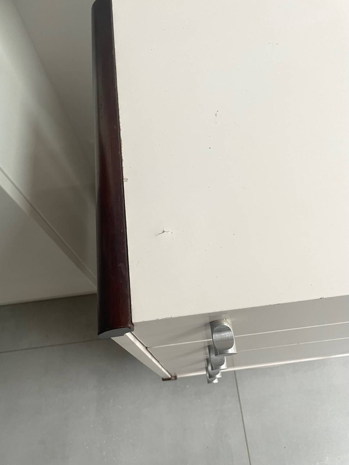 Small tulip-shaped chest of drawers 1970 Gauthier